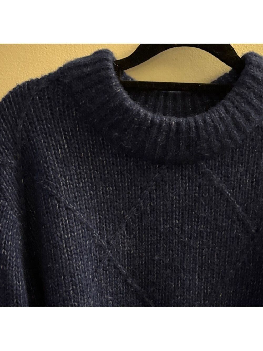 Navy Blue Women's Sweater - Picture 5 of 5